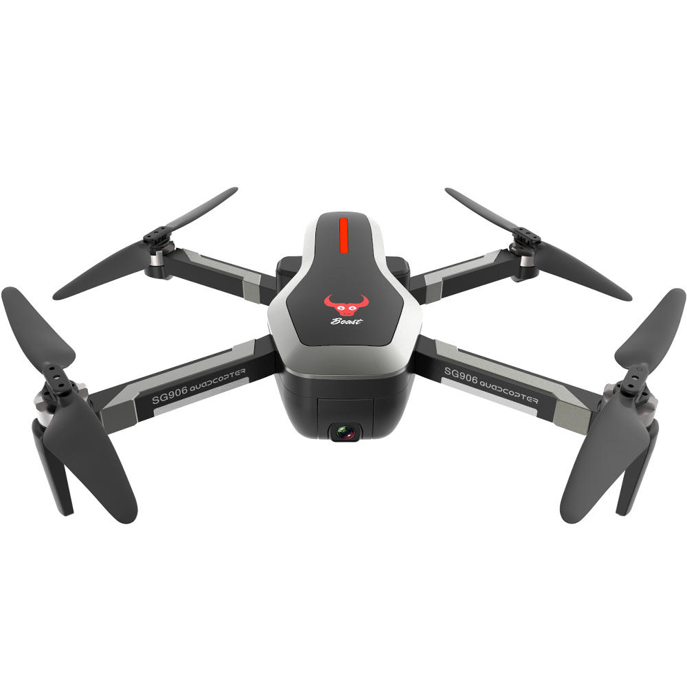 Beast SG906 WiFi Τηλεκατευθυνόμενο Αναδιπλούμενο RC Drone Quadcopter RTF ZLRC GPS 5G WIFI 4K Foldable - Black